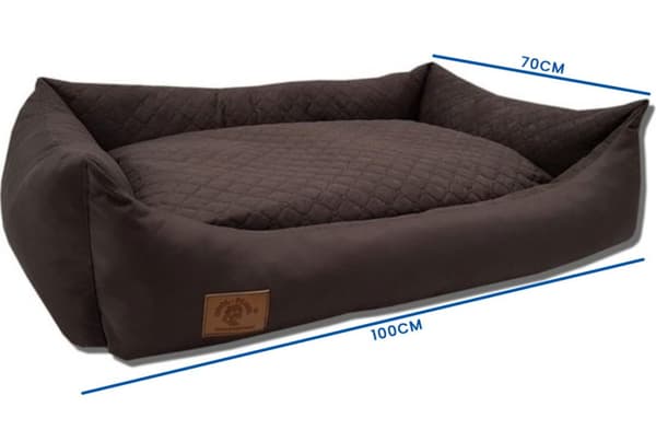 Vaskbar & Vandtæt Hundeseng - 100x70cm, Nem Rengøring, Holdbar Komfort til Dit Kæledyr