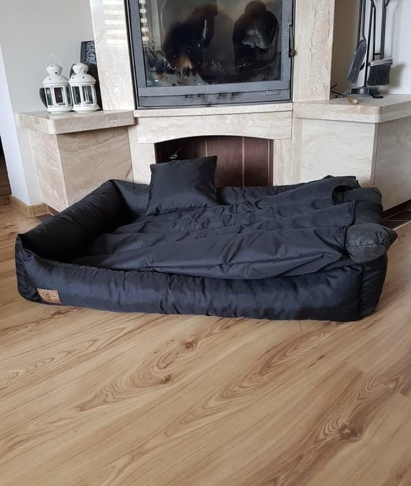 XXL Vandtæt Hundeseng 90x60 cm - Ekstra Stor, Komfortabel & Vaskbar Pude til Kæledyr