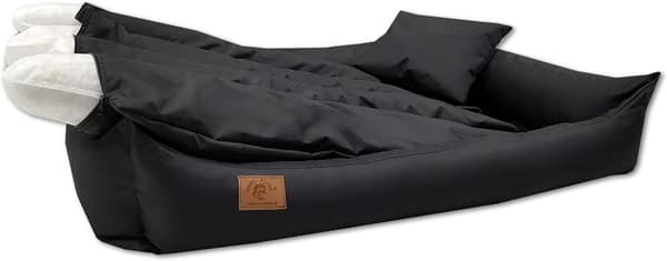 Vaskbar hundeseng 90x60 cm - Vandtæt, nem at rengøre, anti-slip bund