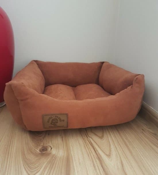 Komfortabel lille hundeseng 50x40cm med elastiske silikoneperler, holdbar polyester, maskinvaskbar