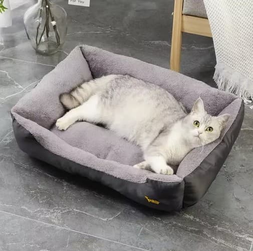 Hundbädd / Kattbädd - Sovplats för katter & hundar - 60x45cm