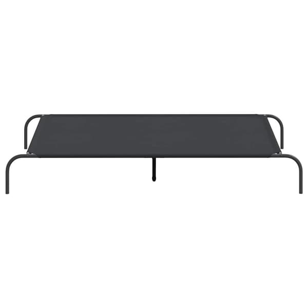 vidaXL Korotettu koiransänky musta 150x90x20 cm Oxford kangas ja teräs