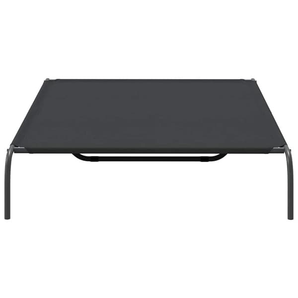 vidaXL Korotettu koiransänky musta 150x90x20 cm Oxford kangas ja teräs