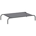 Pikkukuva 3 / 10: vidaXL Korotettu koiransänky harmaa 110x65x20 cm tekstiili ja teräs
