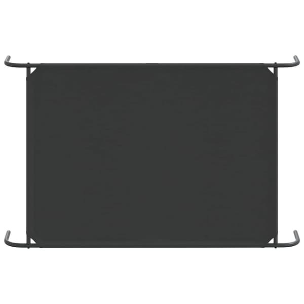 vidaXL Korotettu koiransänky musta 130x80x20 cm Oxford kangas ja teräs