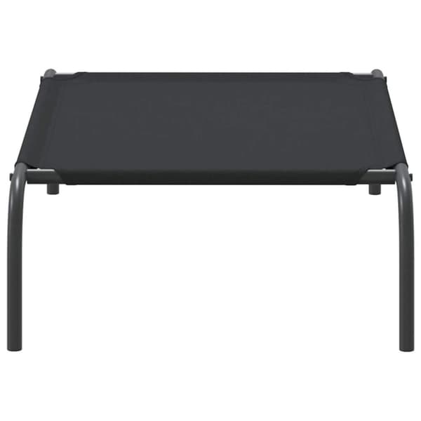 vidaXL Korotettu koiransänky musta 90x50x20 cm Oxford kangas ja teräs