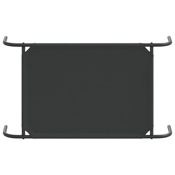 vidaXL Korotettu koiransänky musta 90x50x20 cm Oxford kangas ja teräs