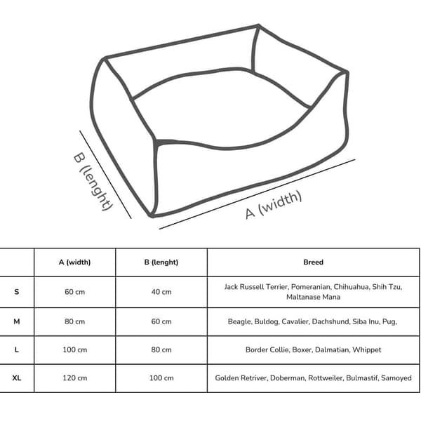 Hundeseng E-Doggy Liggestol Ecru