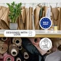 Miniatyrbillede 6 af 8: Hundeseng E-Doggy Comfy Aflang Ecru