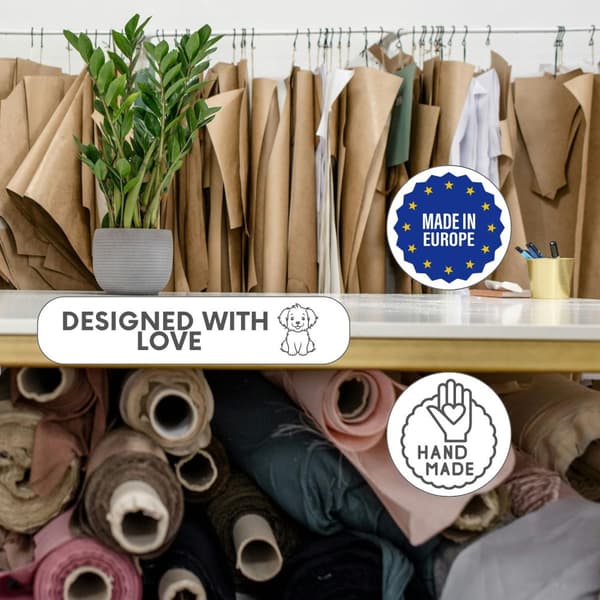 Hundeseng E-Doggy Comfy Aflang Ecru