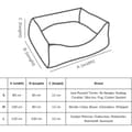 Miniatyrbillede 7 af 8: Hundeseng E-Doggy Pet Pad Sort