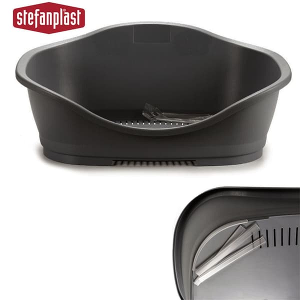 Hundeseng Stefanplast 97621 Grå Plastik 68 x 27,5 x 49 cm 6 enheder