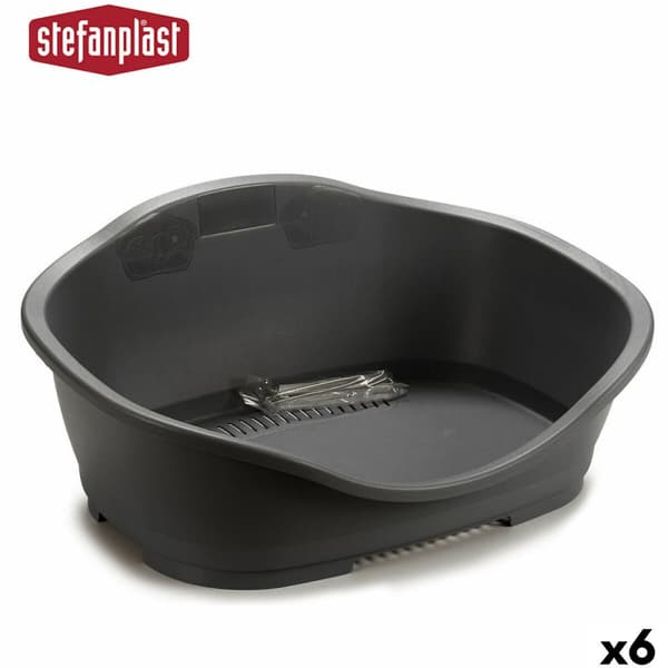 Hundeseng Stefanplast 97621 Grå Plastik 68 x 27,5 x 49 cm 6 enheder