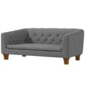 Miniatyrbild 1 av 7: Rootz Dog Sofa - Pet Couch - Canine Lounge - Avtagbar kudde - Easy Clean - 96 x 60 x 42 cm grå