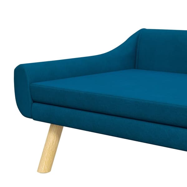 Rootz Skandinavian lemmikkisohva - koiran sohva - kissan sohva - viihtyisä Velor -tyyny - 102 cm x 58,5 cm x 42,5 cm