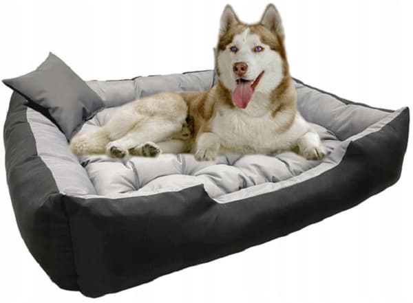 Koiran sänky ECCO kennel 75x65 cm vedenpitävä harmaa