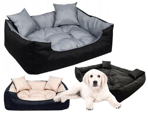 Koiran sänky ECCO kennel 75x65 cm vedenpitävä harmaa