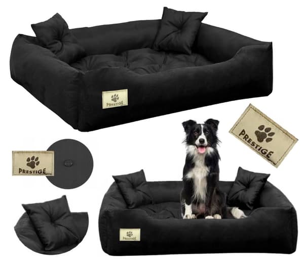 Hundeseng PRESTIGE 55x45 cm vandtæt sort