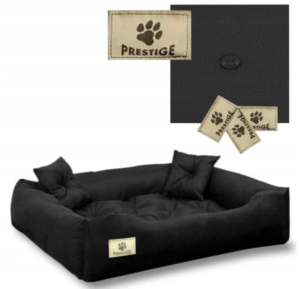 Koiran sänky PRESTIGE 75x65 cm vedenpitävä musta