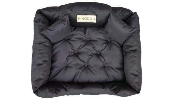 Hundeseng KINGDOG 115x95 cm personlig vandtæt sort