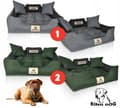 Miniatyrbillede 8 af 11: Hundeseng KINGDOG 115x95 cm personlig vandtæt sort