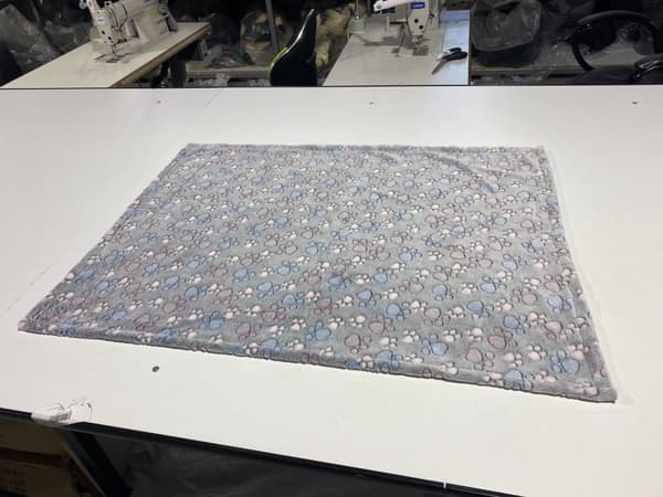 Fleece tæppe 70x50 cm poter mørke