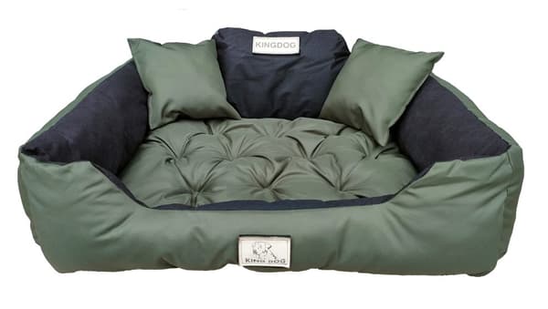 Hundeseng KINGDOG 145x115 cm personlig vandtæt grøn