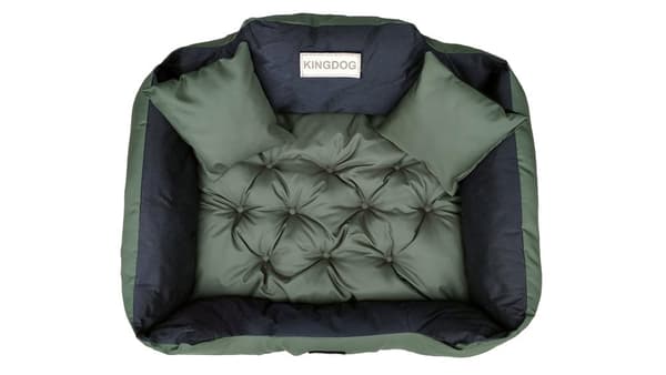 Hundeseng KINGDOG 145x115 cm personlig vandtæt grøn