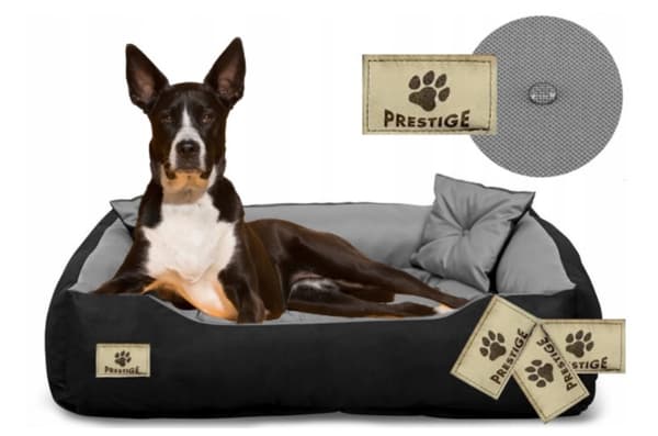 Hundeseng PRESTIGE 145x115 cm vandtæt grå