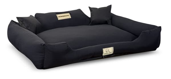 Koiran sänky KINGDOG MM43 115x95 cm persoonallinen irrotettava luistamaton musta