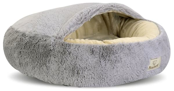 Koiran sänky FLUFFY 80 cm vaaleanharmaa