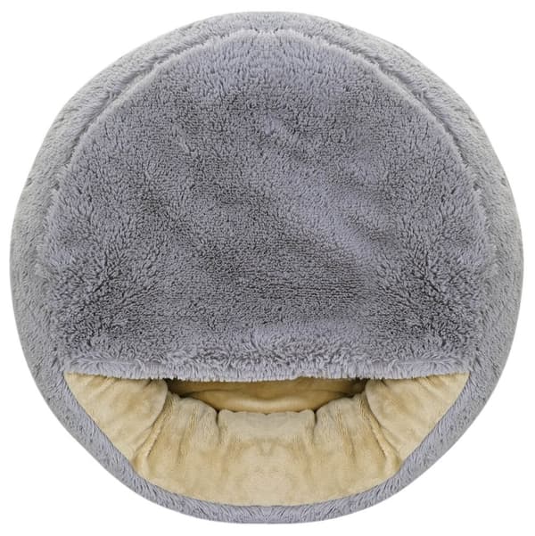 Koiran sänky FLUFFY 80 cm vaaleanharmaa