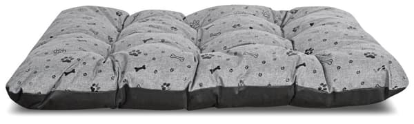 Hundesengspude PRESTIGE 120x80 cm vandtætte knogler sort