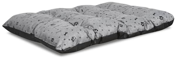 Hundesengspude PRESTIGE 120x80 cm vandtætte knogler sort