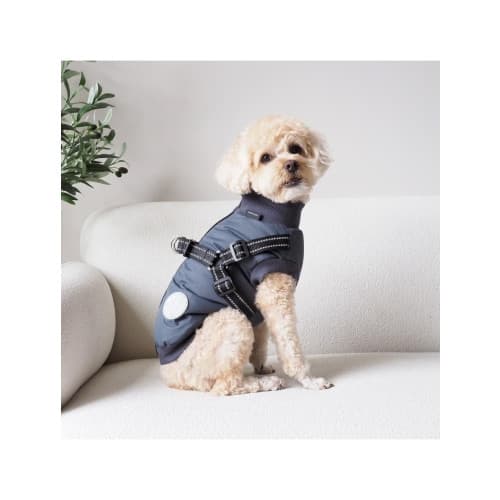 Nordic paws - Dogcoat Thor with harness  40cm - Anthracite   - M