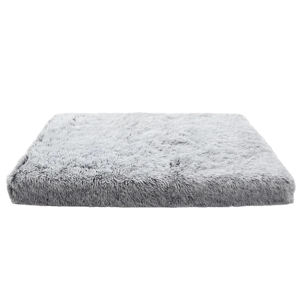 Pet Bed Mat, Plush Cotton Fabric, Heating Feature,XXL 120 80 10cm, Harmaa