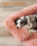 Miniatyrbillede 4 af 6: Hundeseng, FluffyHug, 110x95x18 cm, Rosa.