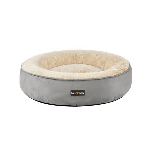 Hundbädd, Donut, Ø 60 cm, Mörkgrå