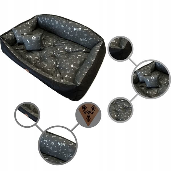 Stor Hundeseng 130x105 Giant Breed Vandtæt Pen Bed XL