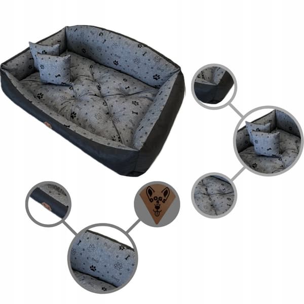 Suuri koiransänky sohva kynä 115x95 Dogs4life vedenpitävä tyylikäs