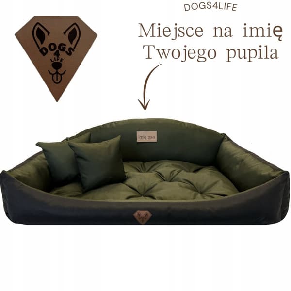 Suuri koiransänky 115x95 Dogs4life vedenpitävä yksilöllinen