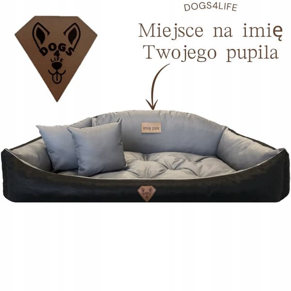 Koira-kissa vuodesohva 75x65 Dogs4life PERSONALISED KOIRAN NIMI