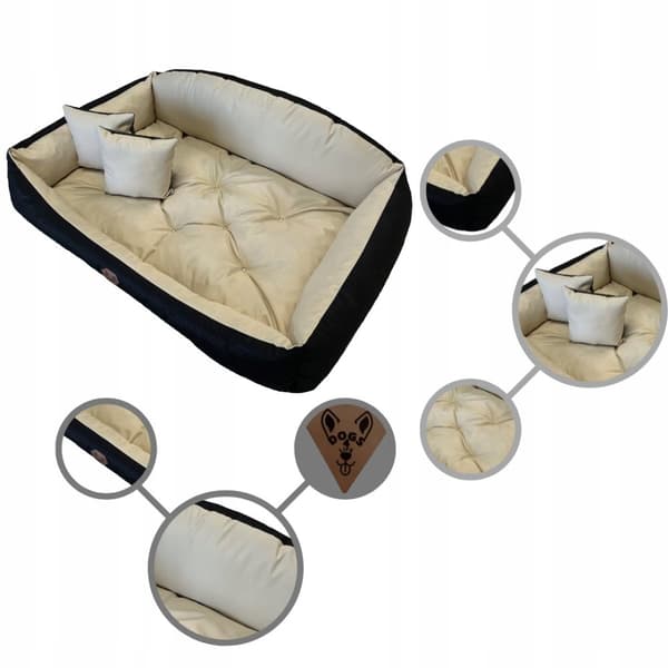 Hundsäng, hundlekhage, hundsäng 130x105 Dogs4life JÄTTE RAS