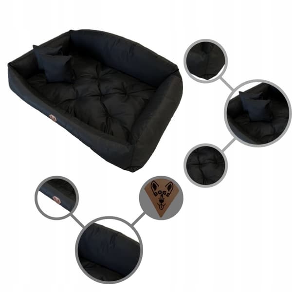 Stor hundeseng, kravlegård, sofa, 130x105 Dogs4life GIANT BREED XL