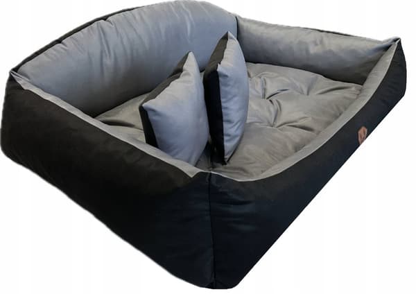 Stor SÄNGDÅNG hundsoffa kennel 100X75 Dogs4life WATERPROOF M GRÅ
