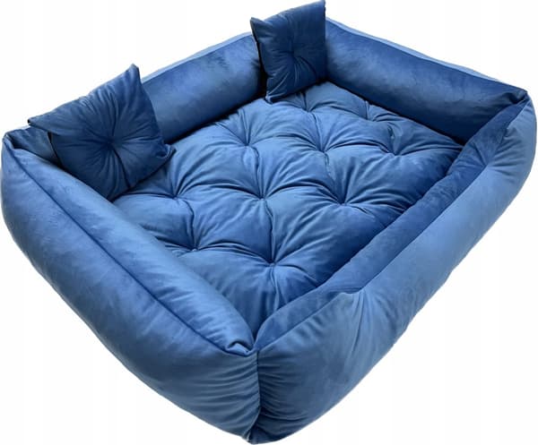 HUNDESENG 120x90 FLØJEL ANTI-SLIP BUND