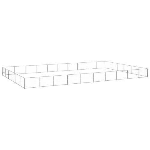 Hundgård silver 60 m² stål