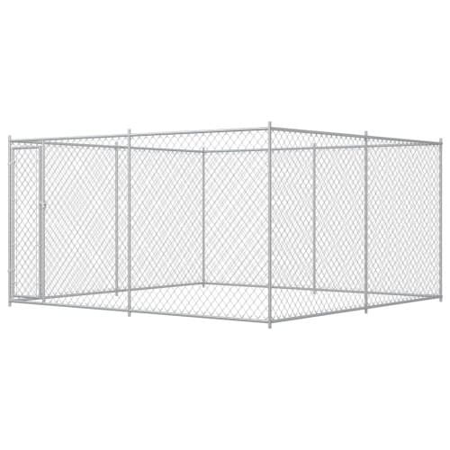 Hundgård för utomhusbruk 383x383x185 cm Hundgård för utomhusbruk 383x383x185 cm