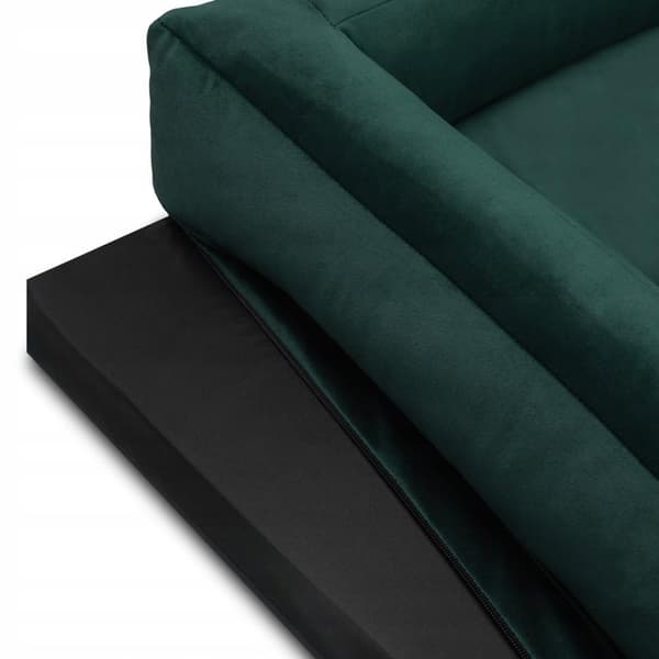 Rektangulær seng til en stor hund ortopædisk sofa HUGGY DOGGY XXL