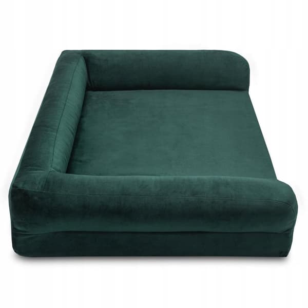 Rektangulær seng til en stor hund ortopædisk sofa HUGGY DOGGY XXL